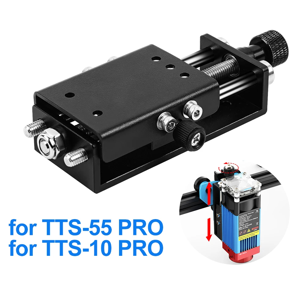 3D Printing Z Offset - 調整可能なレーザーヘッド,Z軸リフティングブラケット,機械部品,レーザーヘッド木TTS-55 TTS-10 TTS-20 pro
