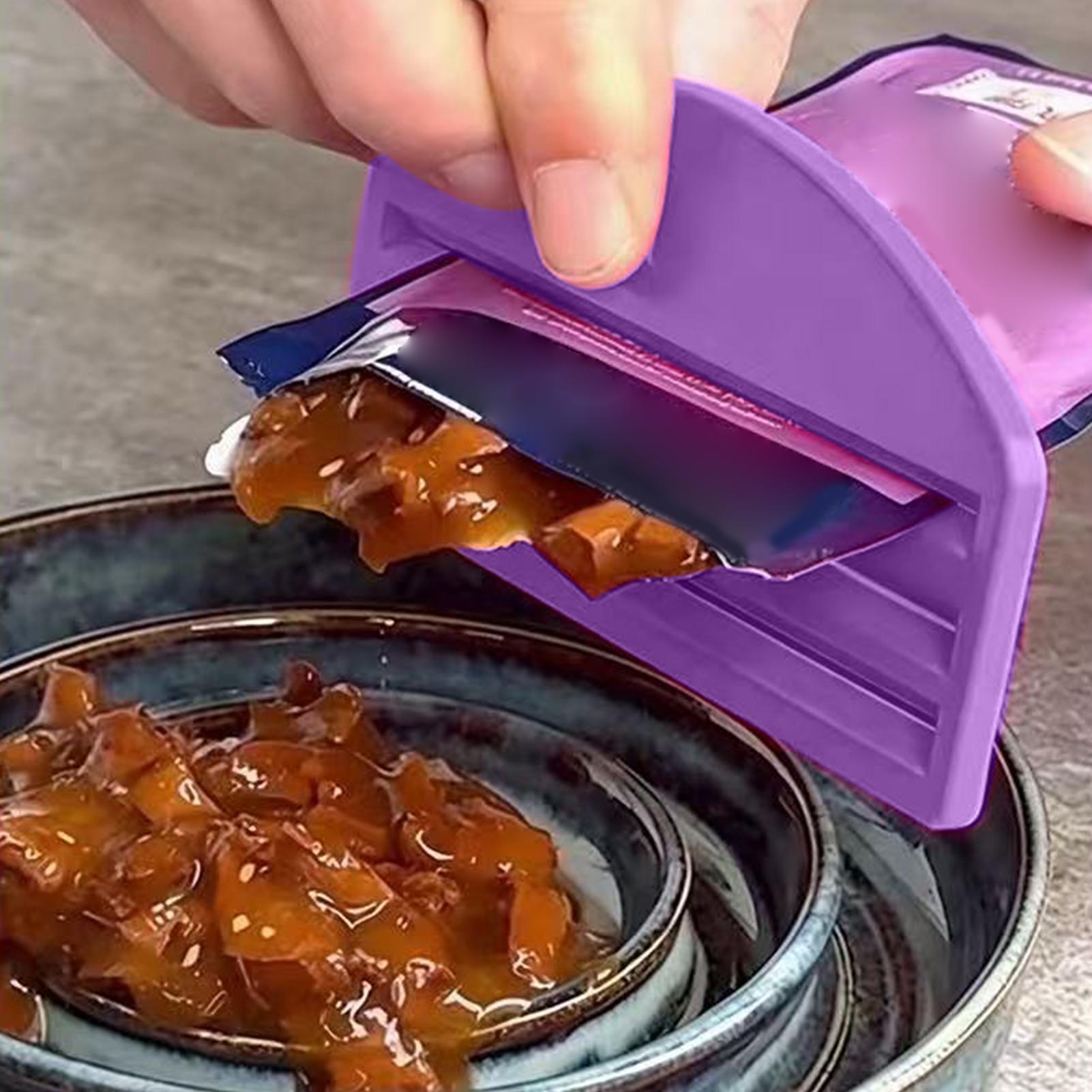 3D Printing Food - 猫用フード絞り器 実用ツール ペット給餌補助具 コンパクトデザイン プラスチック衛生材料 ゼロウェイストフィーダー