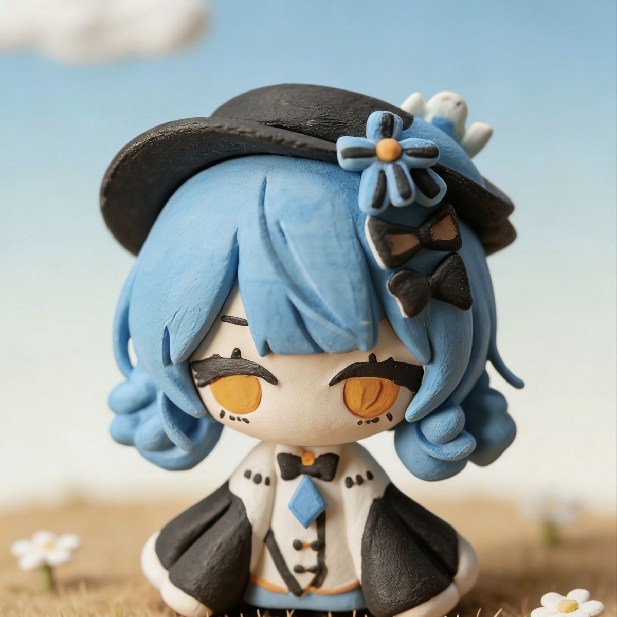 3D Printing Figure - ゲーム魔法少女魔女裁判 ヒカミメルル ‌ コスプレ 3D プリントフィギュア