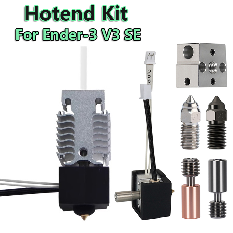 3D Printing Ender - Ender 3 v3 se 3Dプリンター用ホットエンドキット,バイメタルハートブレイク,スロートjヘッドプリントヘッド,3Dプリンター部品,24v,40w