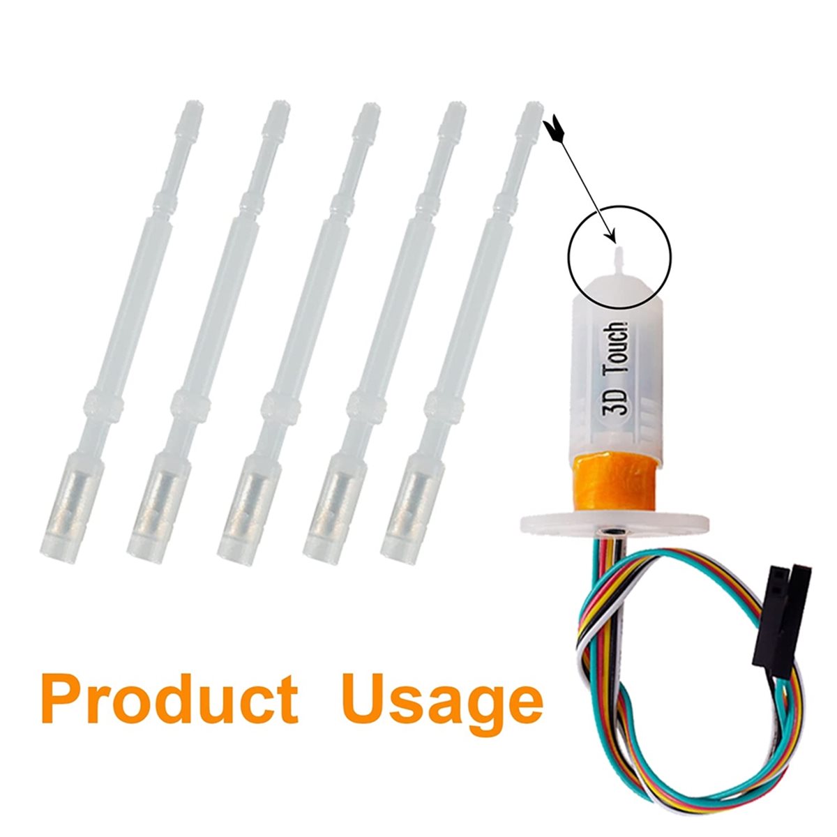 Probe Bltouch Leveling - A49T 10個入り 3Dタッチセンサープローブチップ交換用パーツ Bltouch、3Dタッチ、TouchAutoレベリングセンサー用
