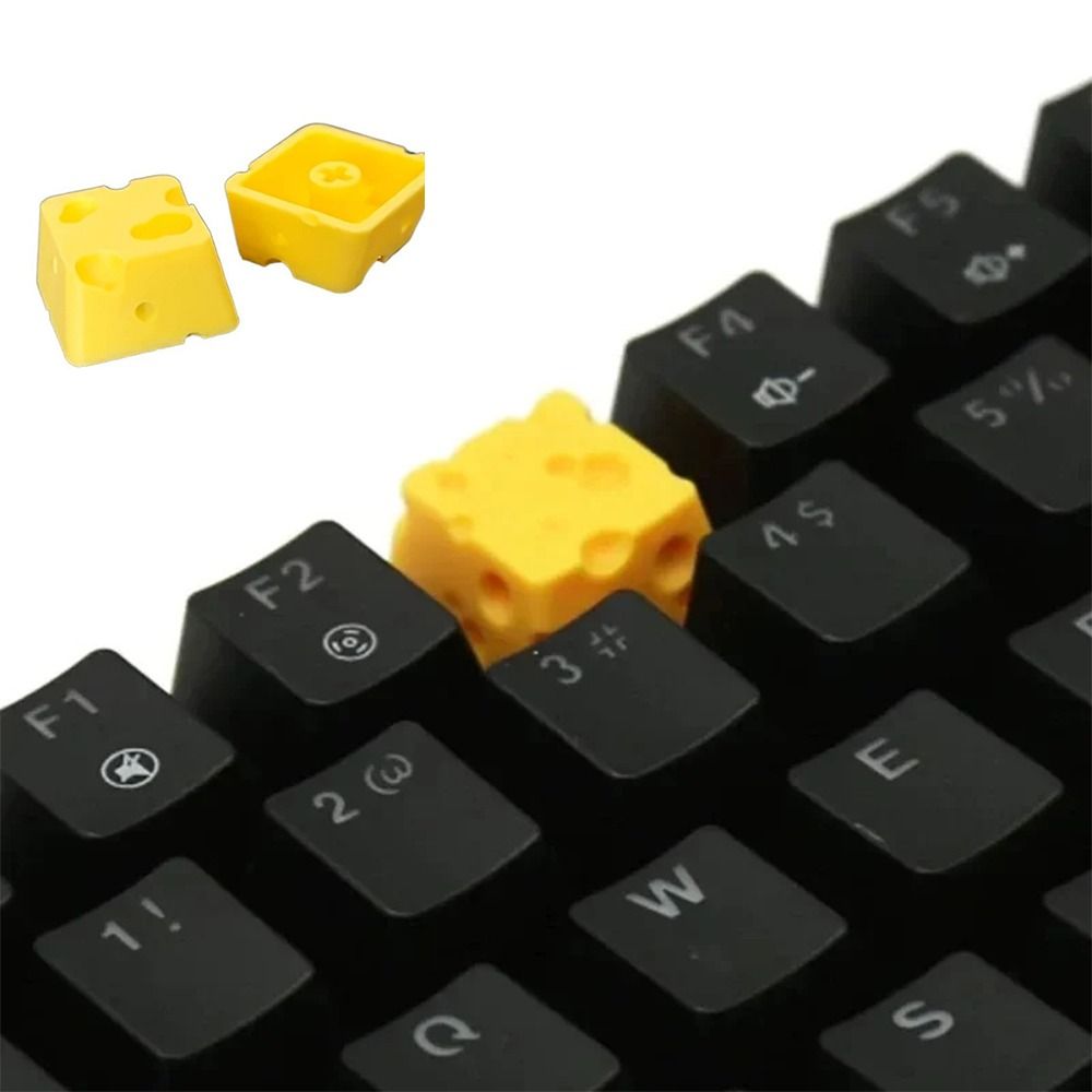 3D Printing Food - 4個入り 3Dプリント チーズケーキ キーキャップ ユニバーサル 食品型