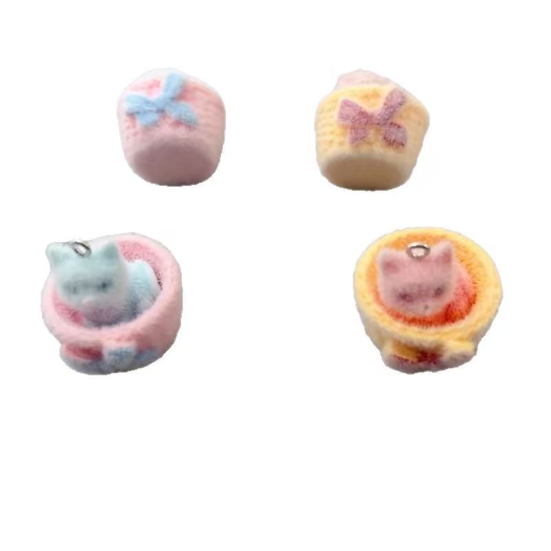 4個入り3Dぬいぐるみ樹脂製猫ペンダント、DIYジュエリー製 - 3D Printing Earrings のレビューと価格