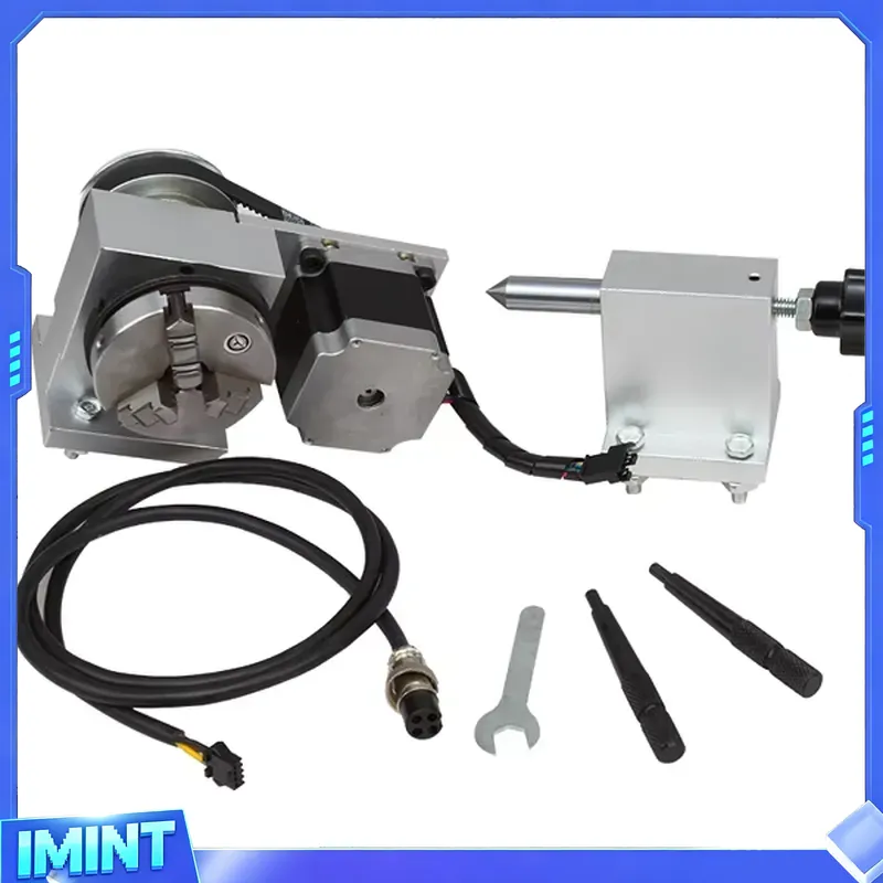A軸80チャックとシンブルCNC回転テーブル第4軸マシン彫刻 - Stepper Motor のレビューと価格