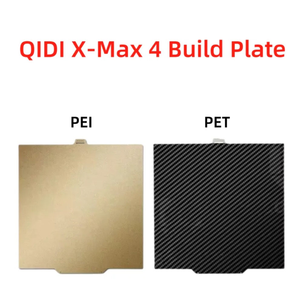 QIDI Max 4用ビルドプレート 390x390mm 両 - Pei Sheet のレビューと価格