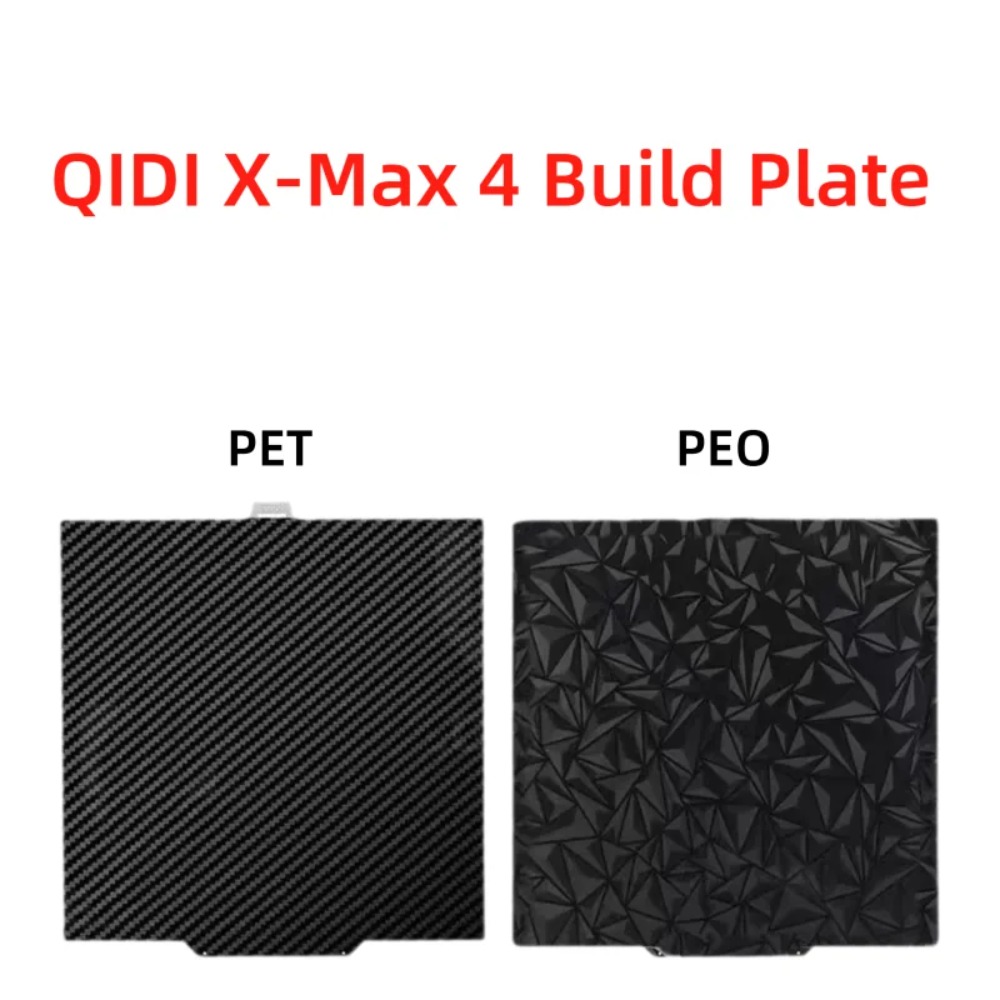 QIDI Max 4用ビルドプレート 390x390mm 両 - Pei Sheet のレビューと価格