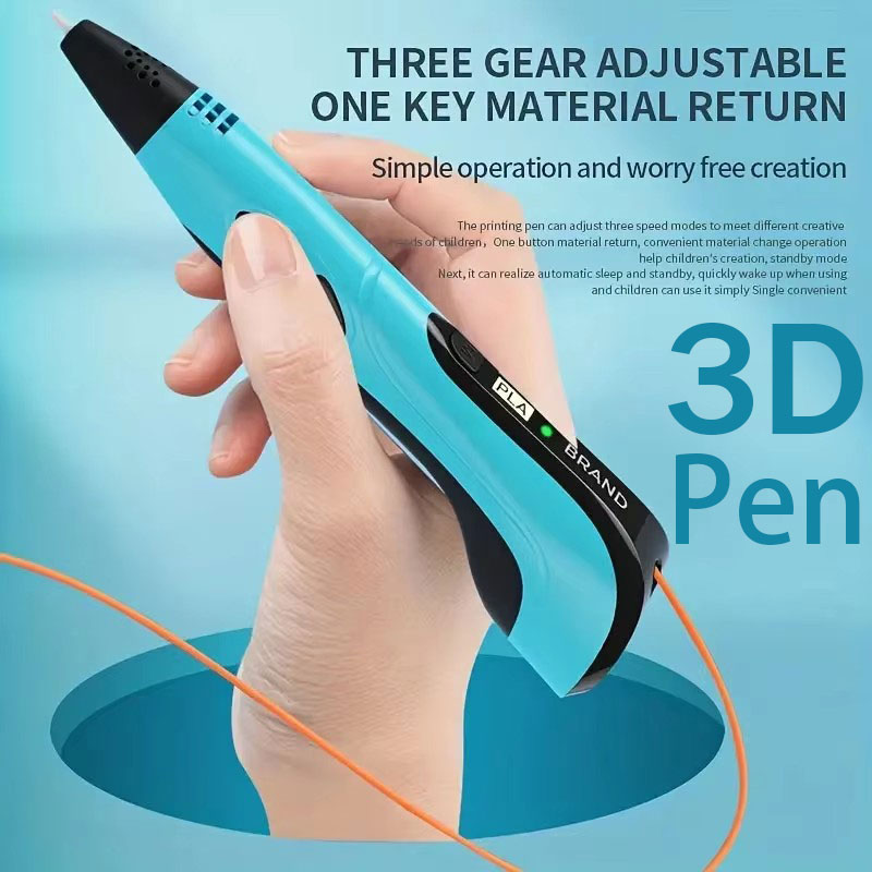 オリジナル 3D ペン子供用 3D 描画印刷ペン LCD ス - 3D Printing Nylon Filament のレビューと価格
