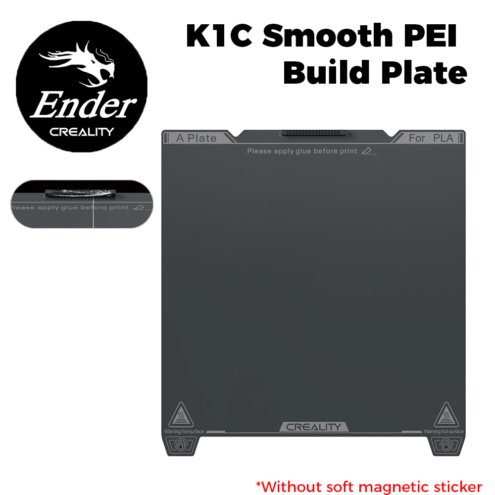 Creality 公式オリジナル K1C スムーズ PEI  - Pei Sheet のレビューと価格