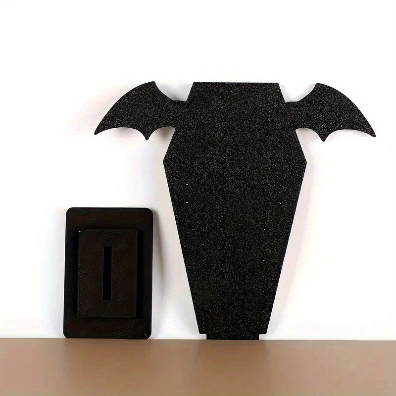 ゴシック風コウモリ型イヤリングディスプレイスタンド 3Dプリ - 3D Printing Earrings のレビューと価格
