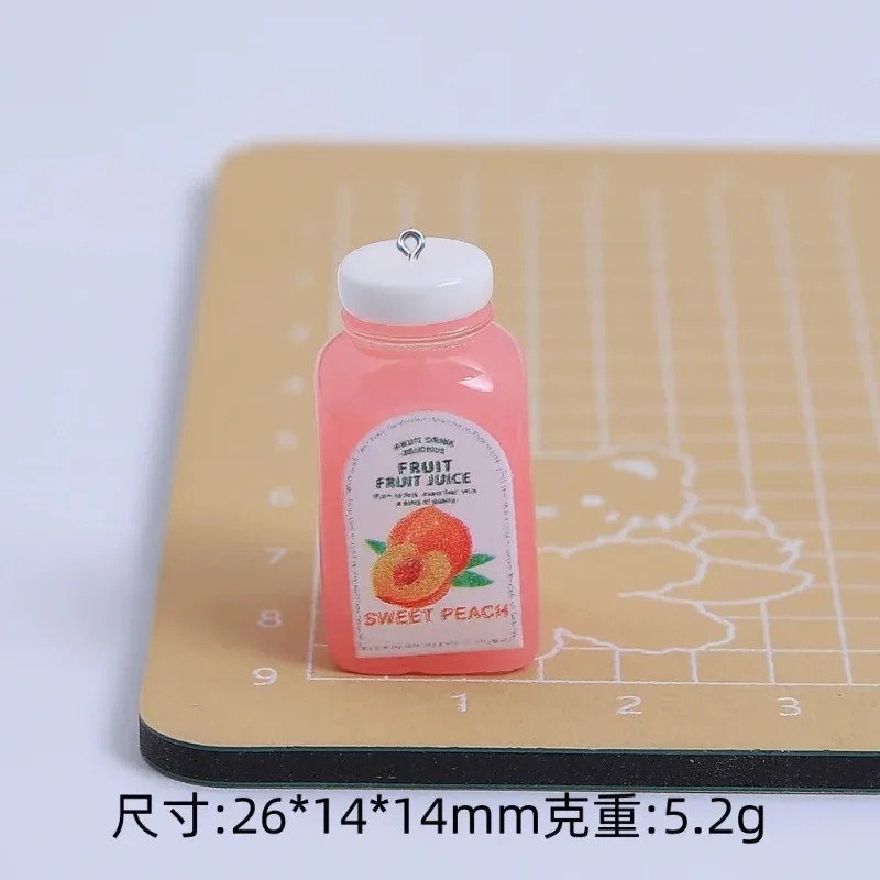 10個入り かわいいミニ3Dチェリーオレンジジュースボトル  - 3D Printing Earrings のレビューと価格