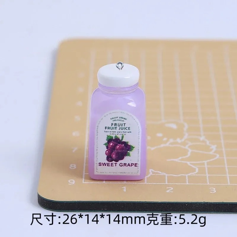 10個入り かわいいミニ3Dチェリーオレンジジュースボトル  - 3D Printing Earrings のレビューと価格