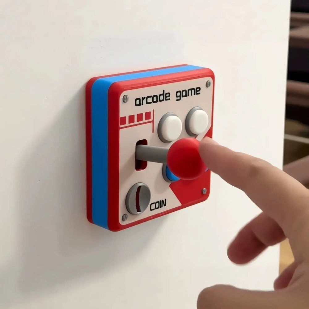 レトロアーケードジョイスティックスイッチプレートカバー、パン - 3D Printing And Additive Manufacturing のレビューと価格