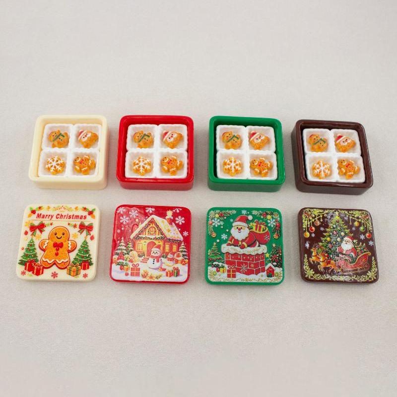 ホットキュートなクリスマスジンジャーブレッドビスケットギフト - 3D Printing Earrings のレビューと価格