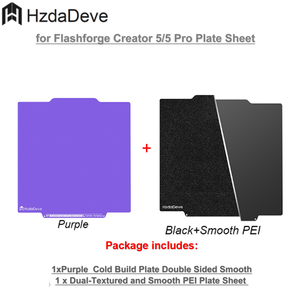 Creator 5/5Pro用ビルドプレート デュアルテクス - Pei Sheet のレビューと価格