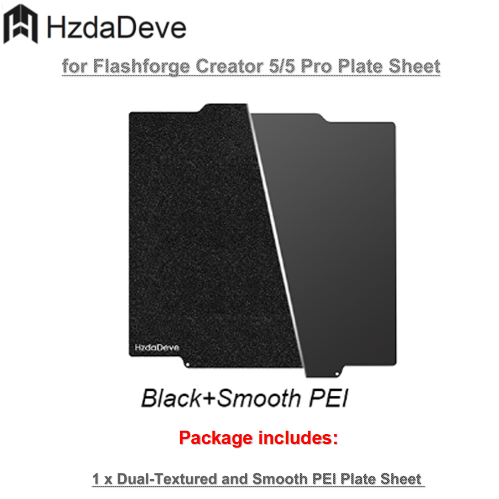 Creator 5/5Pro用ビルドプレート デュアルテクス - Pei Sheet のレビューと価格