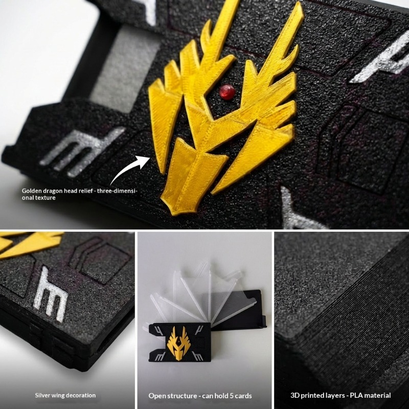 仮面ライダーライク 3D プリントカードホルダー PLA 環 - 3D Printing And Additive Manufacturing のレビューと価格