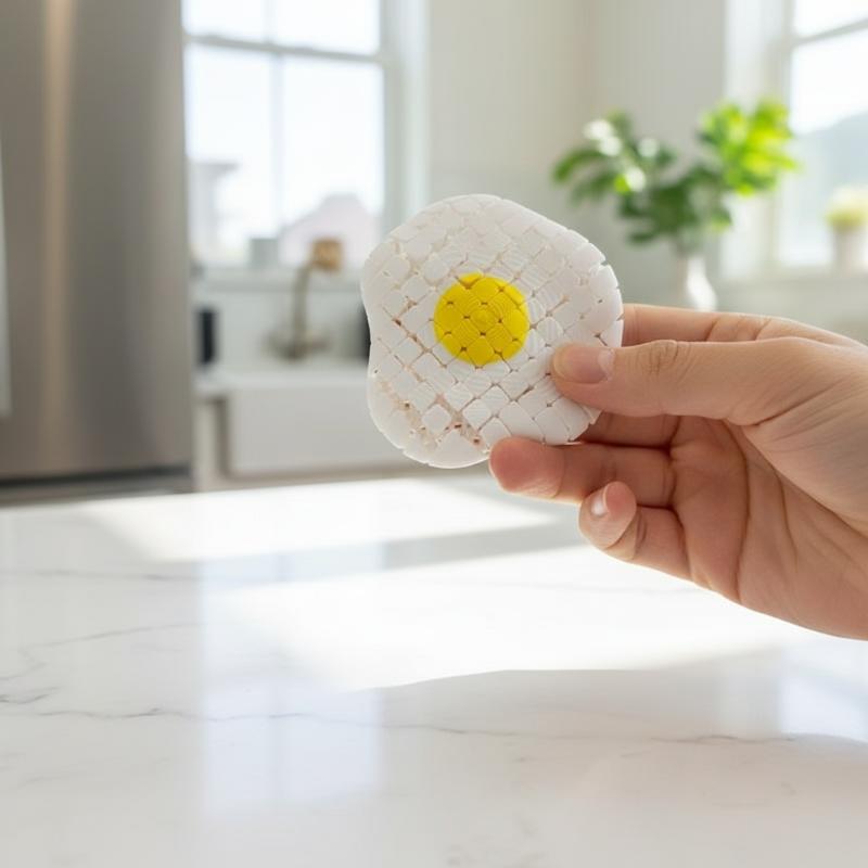 3Dプリント製関節可動式オムレツフィジェットトイ、クリエイテ - 3D Printing Food のレビューと価格