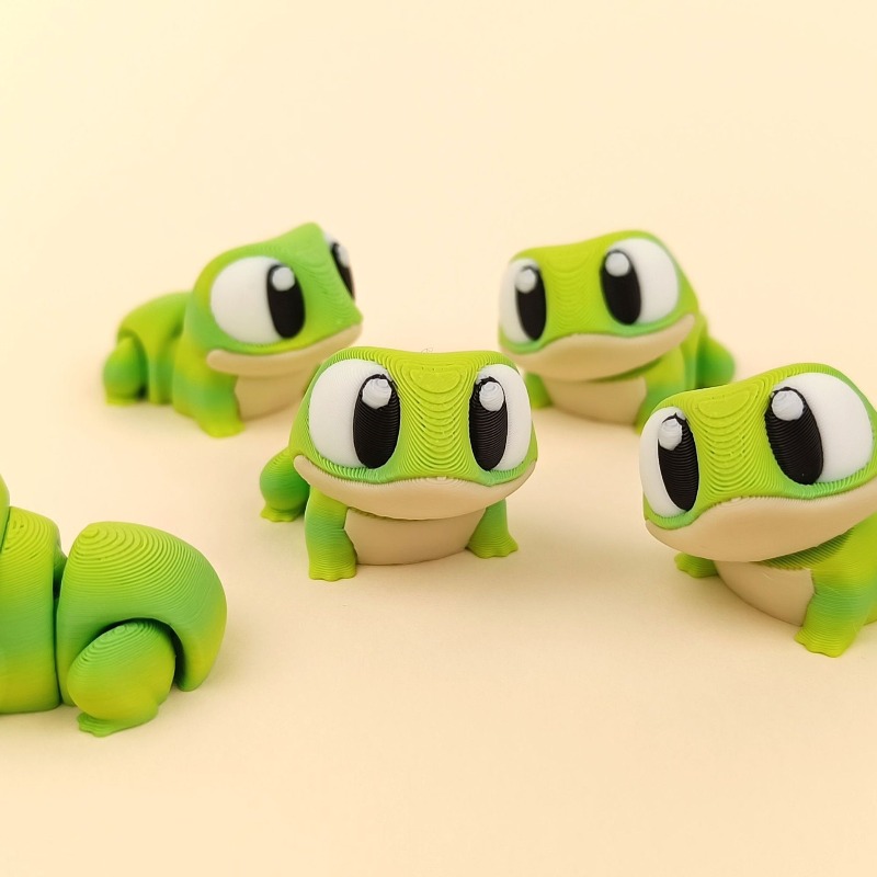 ベストセラーの3Dプリント製のかわいい大きな目のカエル全身可 - 3D Printing Food のレビューと価格