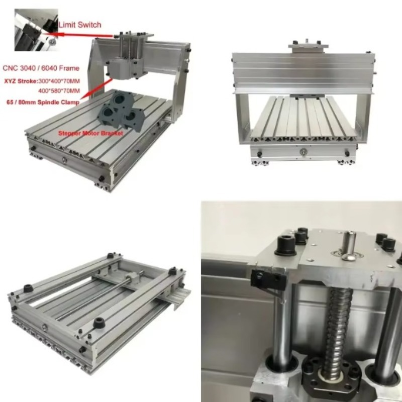アルミCNC 3040 6040フレームキット リミットスイ - Stepper Motor のレビューと価格