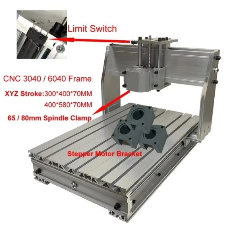 アルミCNC 3040 6040フレームキット リミットスイ - Stepper Motor のレビューと価格