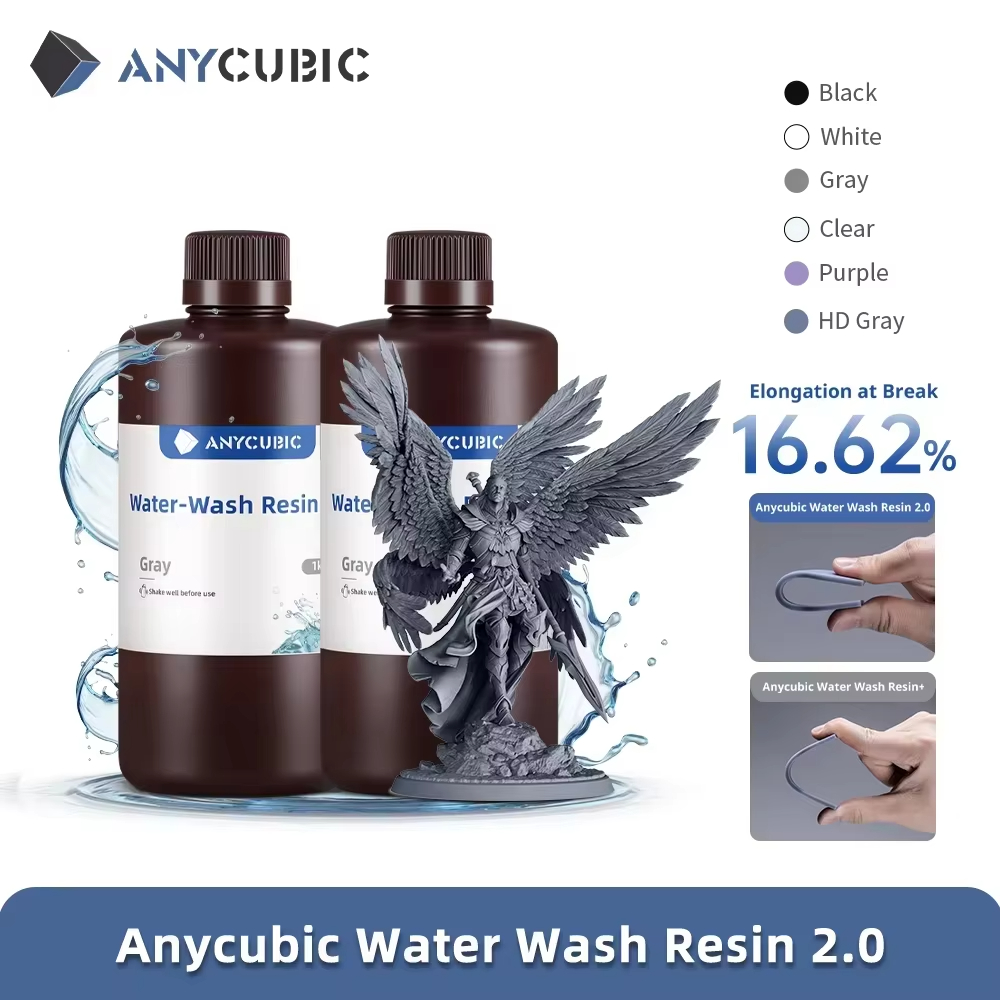 ANYCUBIC 水洗浄樹脂 LCD 3D プリンタ用高精度 - Glue For 3D Printing のレビューと価格