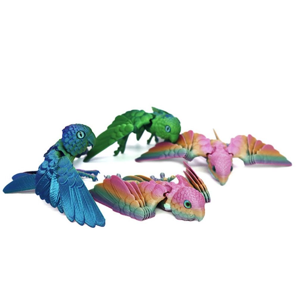 模擬目 3D プリントオウムモデルスパークリングレーザー 3 - 3D Printing Figure のレビューと価格