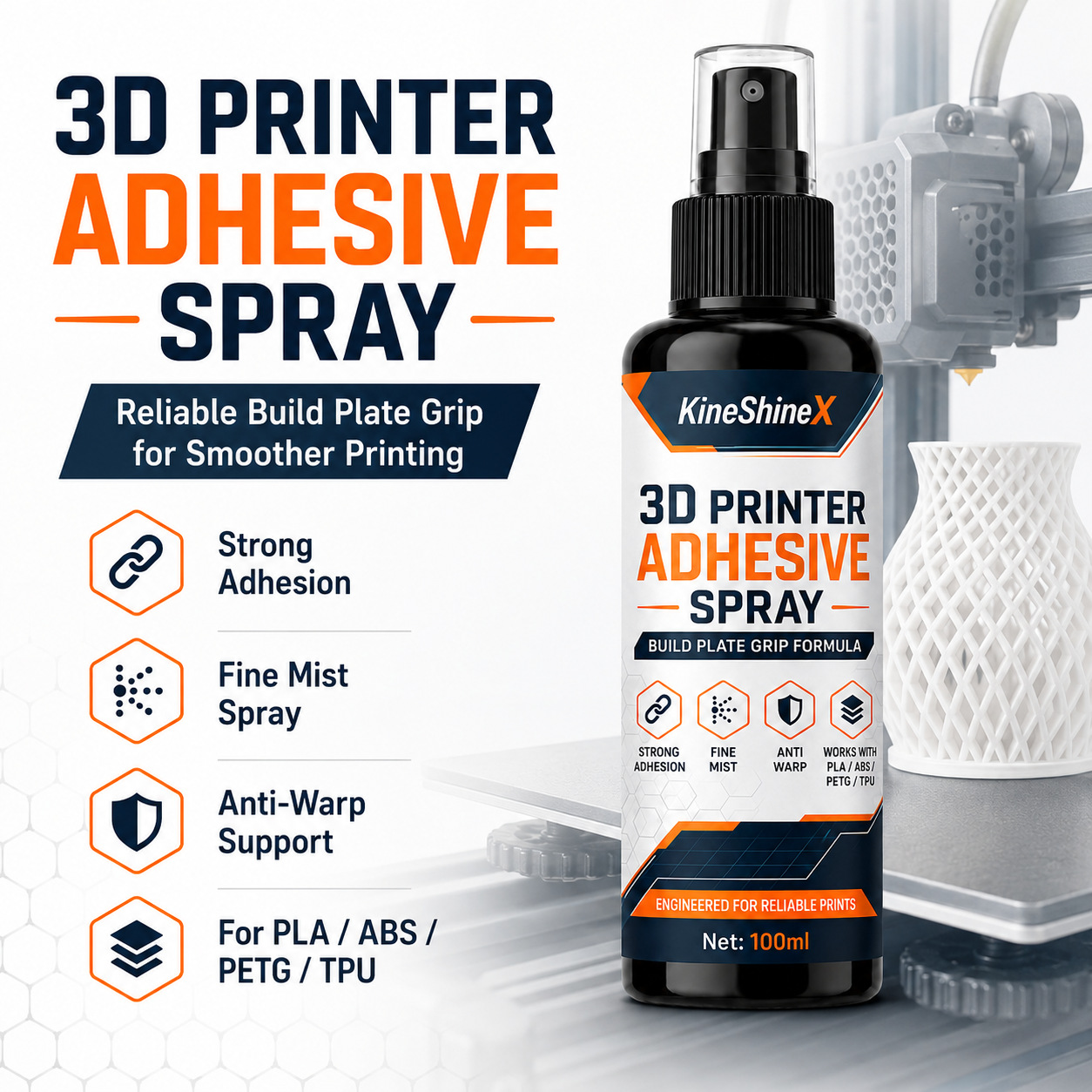 3Dプリンター用接着スプレー 100/200ML ビルドプレ - Glue For 3D Printing のレビューと価格