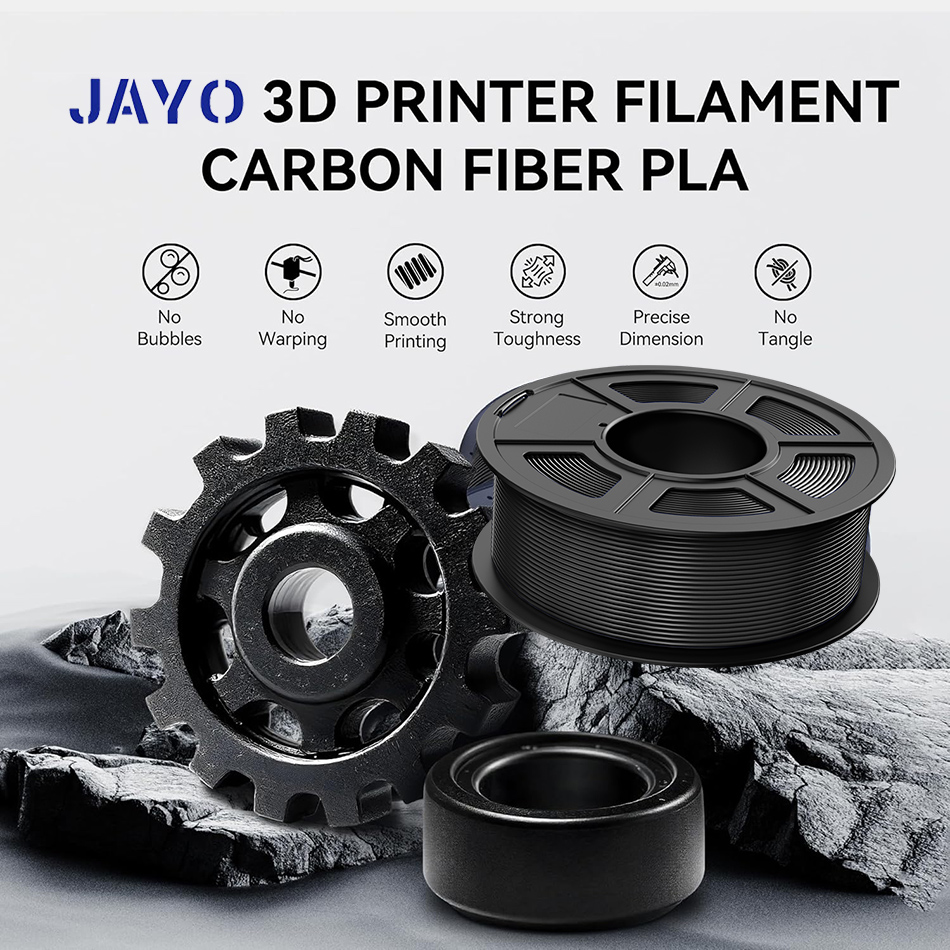JAYO PETG-CF 3D プリンタフィラメント 1.7 - 3D Printing Nylon Filament のレビューと価格