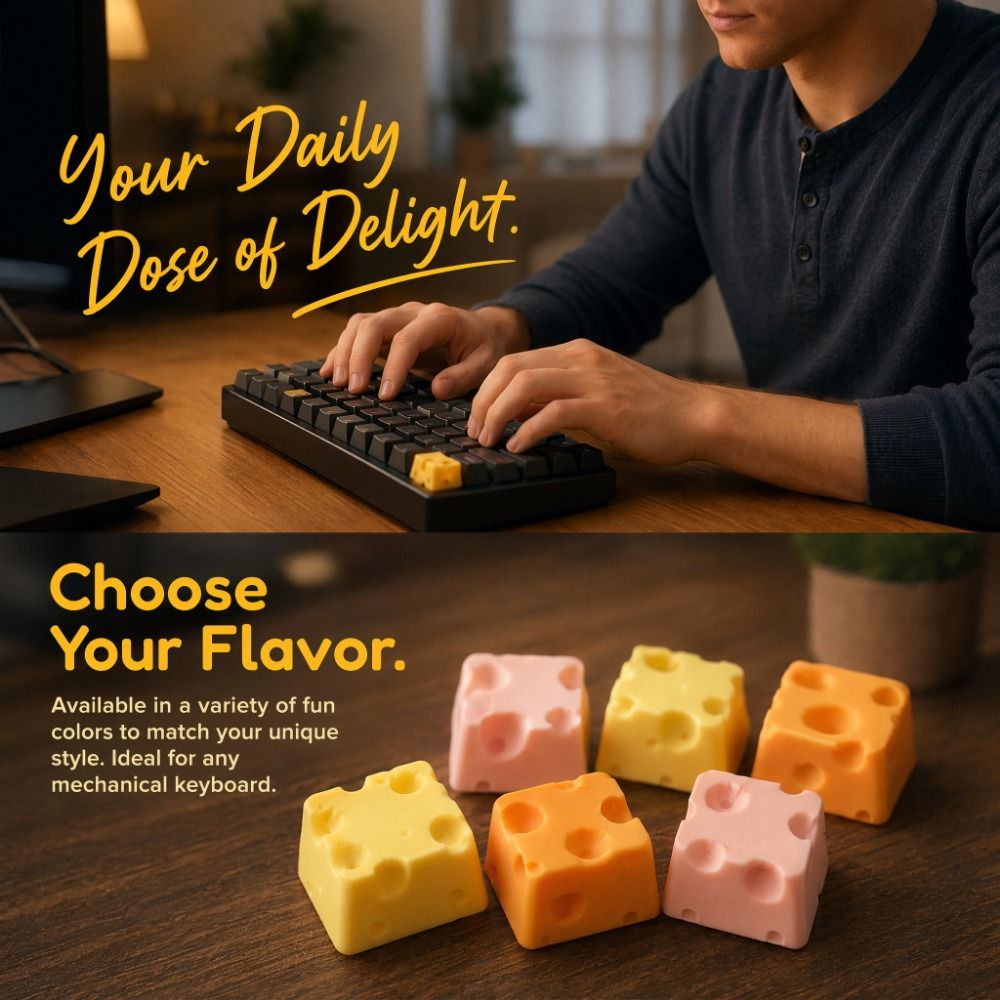 4個入り 3Dプリント チーズケーキ キーキャップ ユニバー - 3D Printing Food のレビューと価格